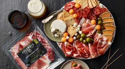 The COLUMBUS® Craft Meats Rustic Charcuterie Trio savors authentic traditional flavors featuring Sopressata Salame, Prosciutto and uncured Coppa.