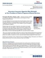 Amerisure Insurance Appoints Matt Michalski as Vice President of Claims Programs &amp; Shared Services