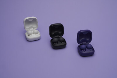 LinkBuds Open are available in black and white as well as Olivia Rodrigo’s violet color.