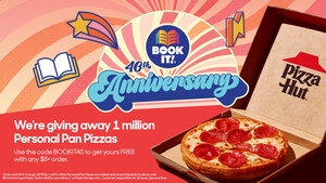 PIZZA HUT CELEBRATES 40 YEARS OF BOOK IT! ® WITH ONE MILLION FREE PERSONAL PAN PIZZAS® TO READERS OF ALL AGES