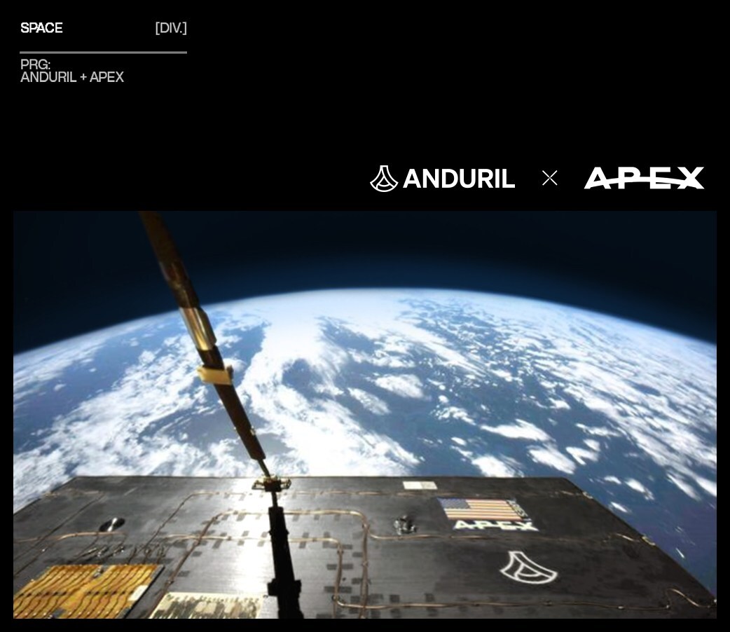 Apex and Anduril Announce Partnership to Advance Space Capabilities