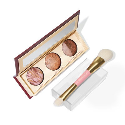 Laura Geller Beauty's exclusive BCA kit is available for $59 exclusively on LauraGeller.com and includes the brand’s Everyday Heroes Baked Trio and a Dual-Ended Blush + Eyeshadow Precision Brush.