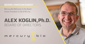 Mercury Bio Appoints Biotech Innovator Alex Koglin, Ph.D. to Board of Directors