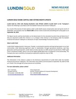 LUNDIN GOLD SHARE CAPITAL AND VOTING RIGHTS UPDATE (CNW Group/Lundin Gold Inc.)