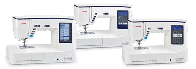 Janome celebrates ten years of the Skyline series with the release of three anniversary edition sewing machines.