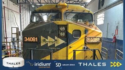 Iridium Certus Thales MissionLINK 700 installed on MRS railway.