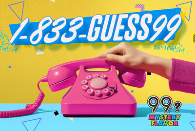 Call 1-833-GUESS99 and be the 99th caller to correctly identify the 99 Brand mystery flavor for a chance to win $9,999.99!