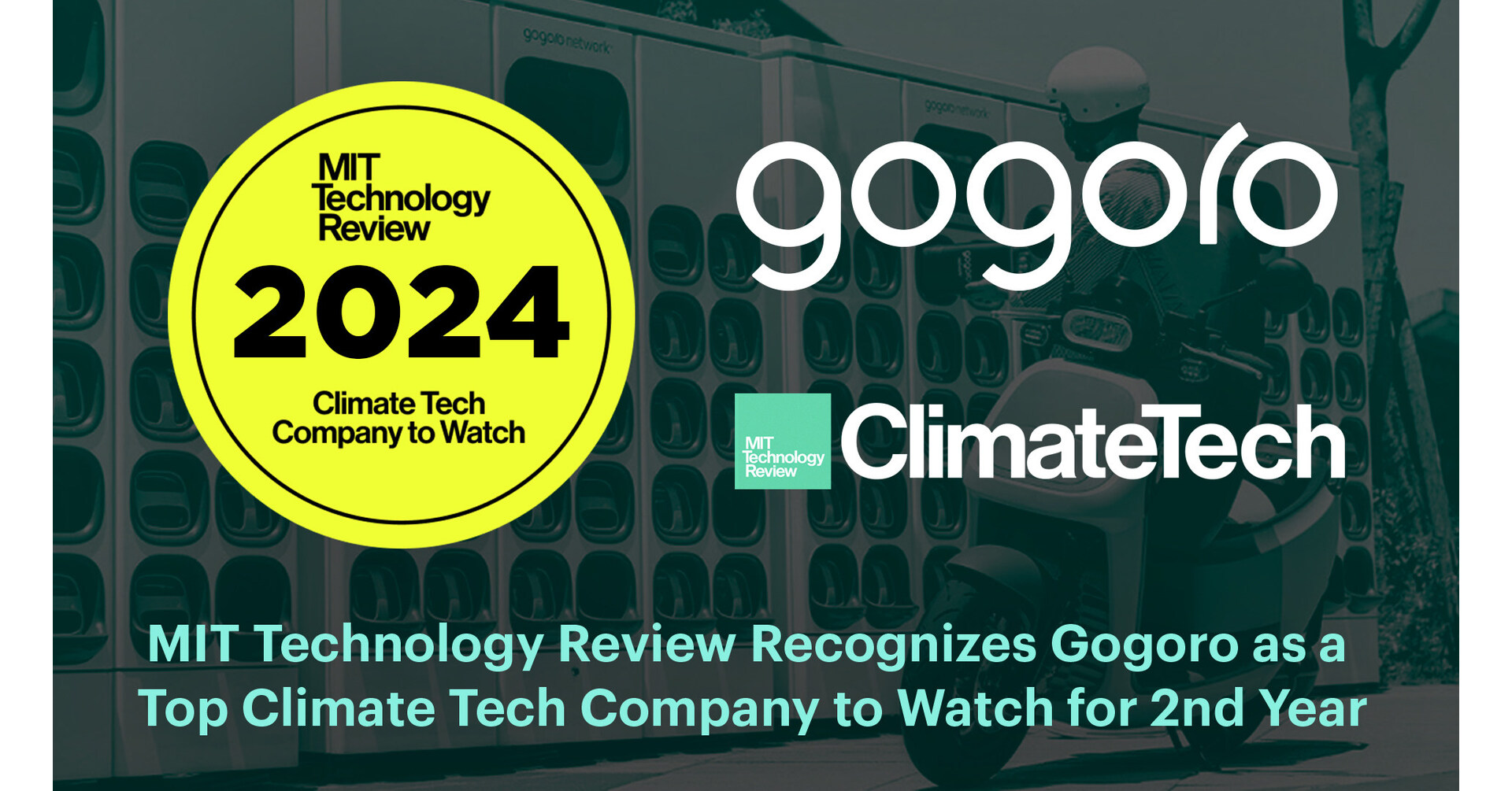 MIT Technology Review Recognizes Gogoro as a Top 15 Climate Tech Company to Watch for 2nd Consecutive Year