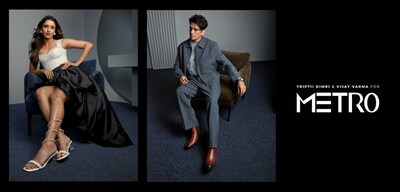 METRO Shoes releases star-studded, high on fashion, campaign featuring Triptii Dimri & Vijay Varma