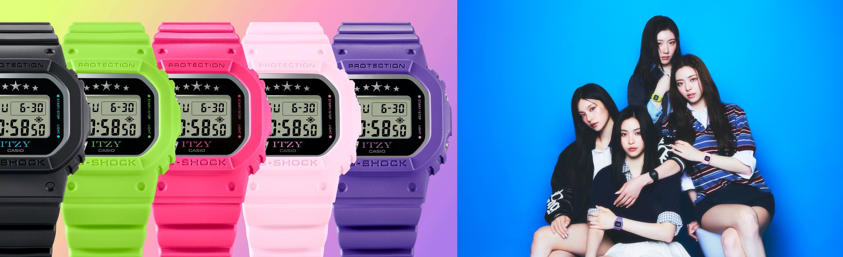 Casio lance sa deuxième collaboration avec le groupe sud-coréen ITZY