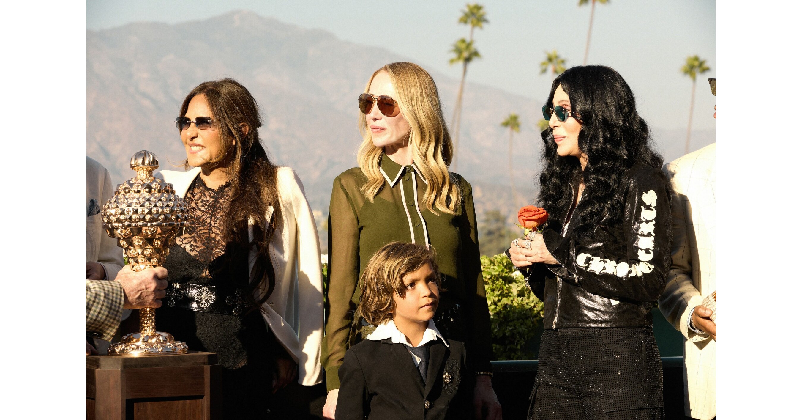 BEYONCÉ, CHER AND SHARON STONE ATTEND THE CALIFORNIA CROWN