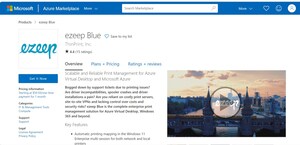 ezeep Blue Now Available in the Microsoft Azure Marketplace