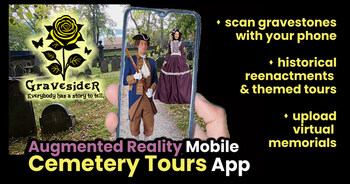 Gravesider Augmented Reality Cemetery Tours and Memorials App