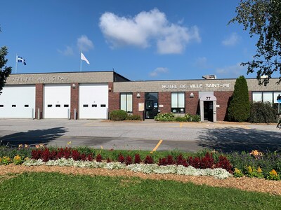 L'Hôtel de Ville de Saint-Pie, situé au 77 Rue Saint-Pierre, abrite l'atelier municipal et les services administratifs de la ville. (Groupe CNW/Ville de Saint-Pie)