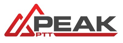 PeakPTT Logo Nationwide Push To Talk Walkie Talkie Radios for Business.