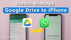 How to Restore Whatsapp Backup From Google Drive to iPhone [Easy]