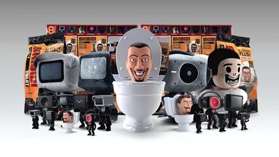 Fans of the YouTube phenomenon, Skibidi Toilet, can now buy the official toy line at Walmart, Target and Amazon. The line includes the Mystery Surprise Toilet, Collector Figures, Mystery Plush and more.