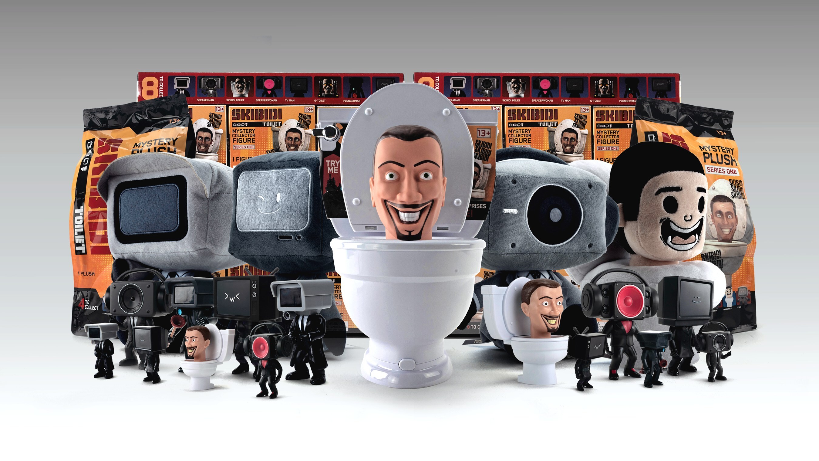 First-Ever Toys Based on YouTube Phenomenon, Skibidi Toilet, Take Over the Toy Aisle