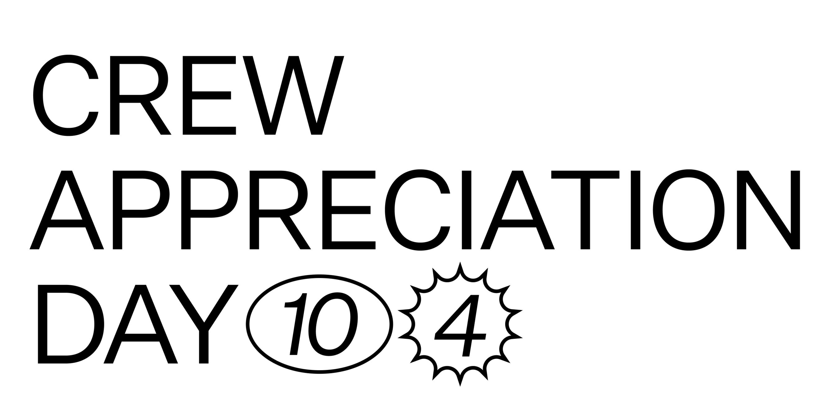 October 4th is Crew Appreciation Day! Join us in honoring the hardworking production crews who are essential to the success of films and TV shows. Celebrate their dedication and expertise. #CrewAppreciationDay