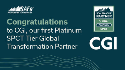 Congratulations to CGI, our first Platinum SPCT Tier Global Transformation Partner