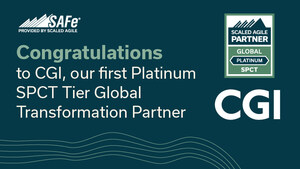 Scaled Agile, Inc. Awards CGI Platinum SPCT Tier Global Transformation Partner Status