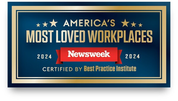 Nicklaus Children's Health System has been recognized as a Most Loved Workplace by Newsweek.