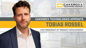 CakeBoxx Technologies Appoints Industry Innovator Tobias Rossel as Vice President of Product Development