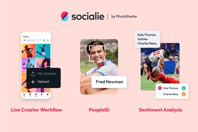 New features include a live creator workflow for instant mobile content uploads, an AI recognition model that identifies people in photos, and an advanced AI tool that determines whether an image’s sentiment is positive, negative, or neutral.