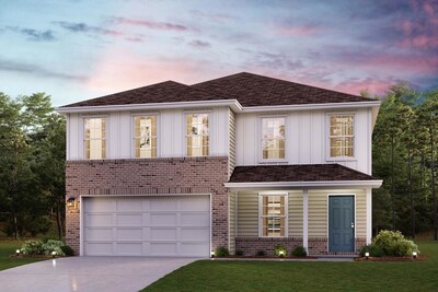 Kingston Floor Plan Exterior Rendering | New Construction Homes in Vine Grove, KY | The Landings by Century Complete