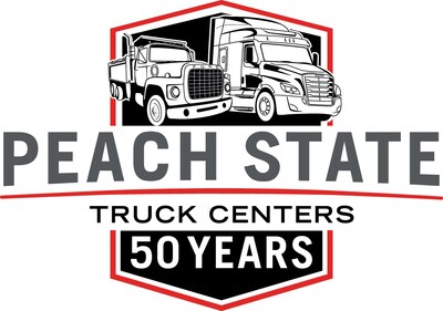 50th Anniversary logo for Peach State Truck Centers