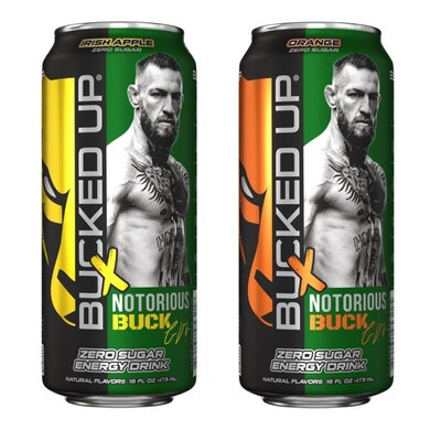 The ‘Notorious Buck’ line includes two new energy drink flavors, Irish Apple and Orange, inspired by McGregor’s Irish heritage.