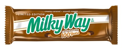 This year, MILKY WAY® is celebrating its 100th anniversary. (PRNewsfoto/Mars, Incorporated)