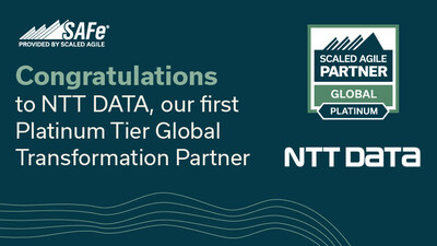 Congratulations to NTT DATA our first Platinum Tier Global Transformation Partner