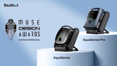 The Beatbot AquaSense Pro and AquaSense have been honored with the prestigious Muse Design Award as the Platinum Winner for 2024.