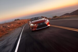 LEXUS LC 500 CONVERTIBLE CRUISES INTO 2025