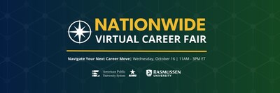 Rasmussen University and American Public University to Host a Nationwide Virtual Career Fair on October 16, 2024