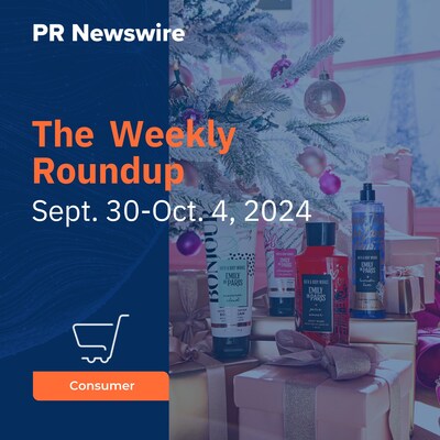 PR Newswire Weekly Consumer Press Release Roundup, Sept. 30-Oct. 4, 2024. Photo provided by BATH & BODY WORKS.