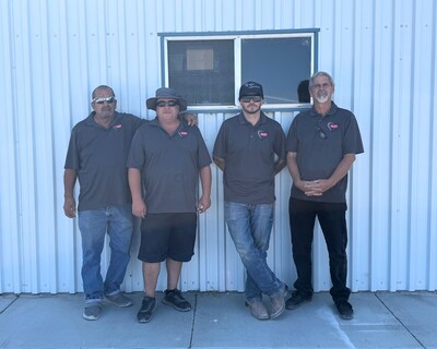 Representatives from Suburban Propane’s Pahrump, Nevada Customer Service Center volunteered at the Nevada Outreach Training Organization to break down and remove damaged furniture donations and sort and organize usable donations of clothing and housewares to be distributed to individuals and families in need in the greater Pahrump area. (Photo courtesy of Suburban Propane).