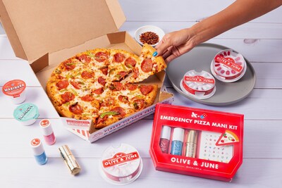 Domino's se asocia con la marca de uñas favorita de todos, Olive & June