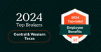 Mployer announces the 2024 winners of the "Top Employee Benefits Consultant Awards" in Central and Western Texas