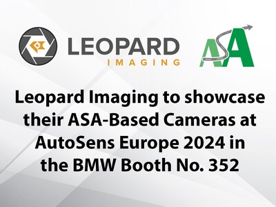 Leopard Imaging to Showcase ASA-Based Cameras in the BMW booth at AutoSens Europe 2024