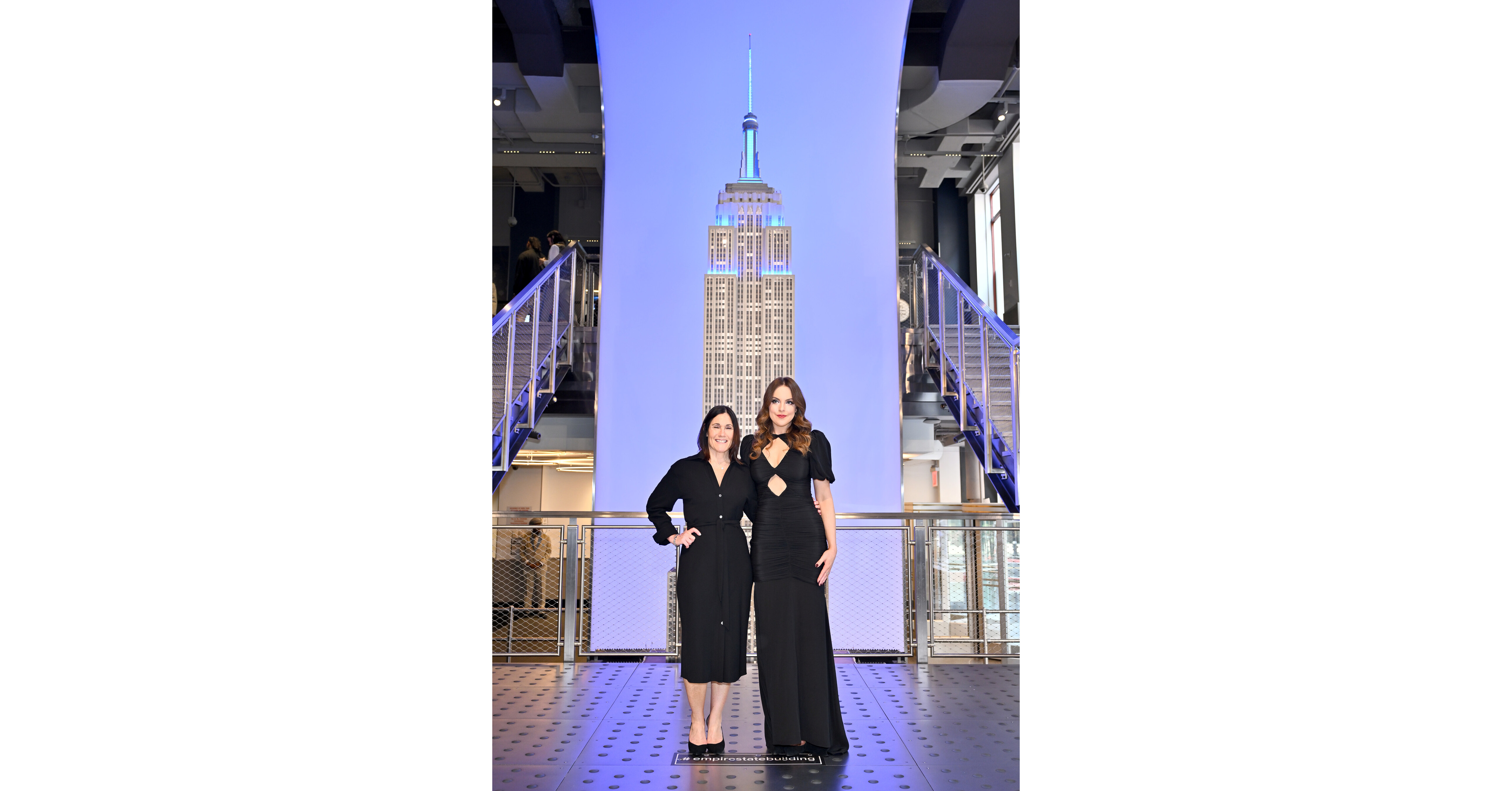 Singer, Actress, and Smile Train Ambassador, Elizabeth Gillies, Joins Smile Train at the Famed Empire State Building in New York City to Light Up the World with Smiles Today, World Smile Day®