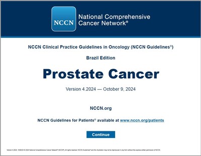 Las Pautas de NCCN ® para el Cáncer de Próstata: Edición Brasil ya están disponibles de forma gratuita en NCCN.org/global. Se planean adaptaciones brasileñas adicionales de las Pautas de NCCN para otros tipos de cáncer para el futuro.