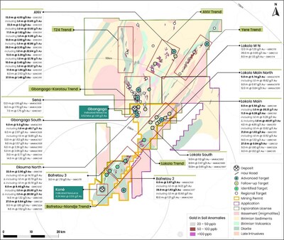 Figure 2: Map with 2024 drill results highlights (CNW Group/Montage Gold Corp.)