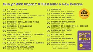 "Disrupt With Impact" by Roger Spitz Reaches Bestseller on US Release: Essential Reading as Unpredictability Becomes the Norm