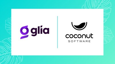 Glia logo and Coconut Software logo (CNW Group/Coconut Software)