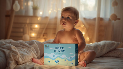 SoftNDry Diapers Corp. (CNW Group/Soft N Dry Diapers Corp.)
