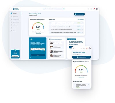 Financial Finesse’s first-of-its-kind AI-powered virtual financial coach “Aimee” (Artificial Intelligence Motivating Employees Everywhere) reaches 2.5 million+ employees across 20,000+ companies globally and surpassed 8.3 million interactions in 2023 — successfully reducing financial stress while increasing financial resiliency and retirement preparedness.