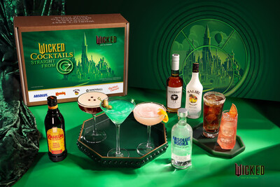 Absolut halos the Pernod Ricard portfolio as the official spirits partner of WICKED with themed offerings & experiences