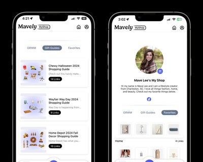 Mavely MyShop, a space for creators to brand and personalize a unified, enjoyable shopping experience.